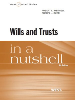 cover image of Mennell and Burr's Wills and Trusts in a Nutshell, 4th